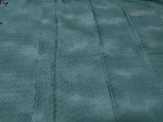 平和屋着物＃道行コート　菱地紋　暈し染め　松坂屋扱い　ロング丈　正絹　逸品　CABG8171in