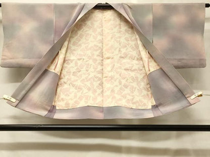 平和屋着物＃羽織　霞文　暈し染め　鬼しぼ縮緬　正絹　逸品　CABG8175in