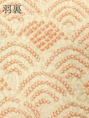 平和屋着物＃羽織　総絞り　青海波　正絹　逸品　未使用　CABG8185in
