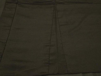 平和屋着物＃男性　長羽織　黒地　正絹　逸品　CABG8190in