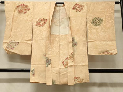 平和屋着物＃羽織　花菱文　金彩　正絹　逸品　CABG8194in