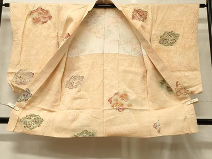 平和屋着物＃羽織　花菱文　金彩　正絹　逸品　CABG8194in