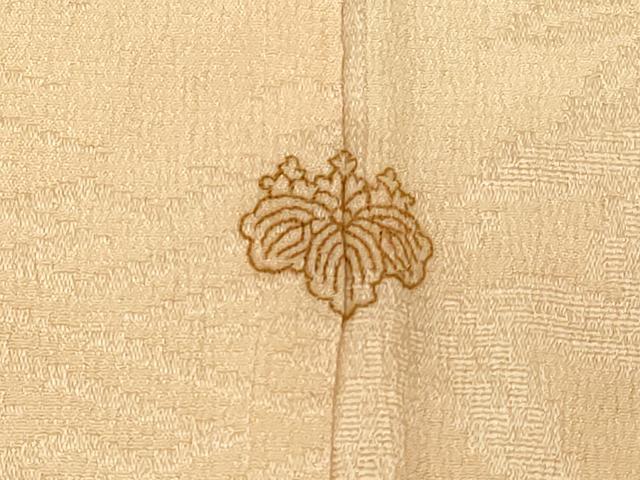 平和屋着物＃羽織　花菱文　金彩　正絹　逸品　CABG8194in
