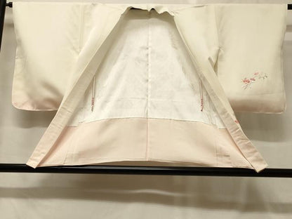 平和屋着物＃羽織　総刺繍　花鳥文　暈し染め　金銀糸　正絹　逸品　CABG8196in