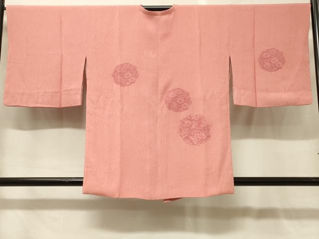 平和屋着物＃中国三大刺繍　相良刺繍　総刺繍　道行コート　花鳥丸文　正絹　逸品　CABG8203in