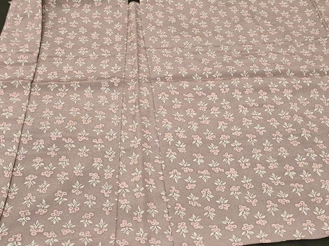 平和屋着物＃羽織　南天文　正絹　逸品　未使用　CABG8205in