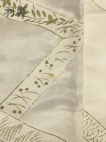 平和屋着物＃羽織　南天文　正絹　逸品　未使用　CABG8205in