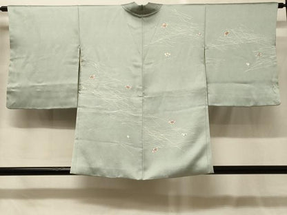 平和屋着物＃羽織　草花文　正絹　逸品　CABG8209in