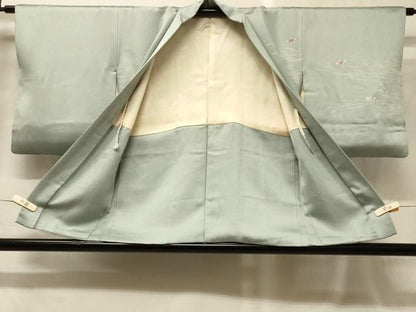 平和屋着物＃羽織　草花文　正絹　逸品　CABG8209in