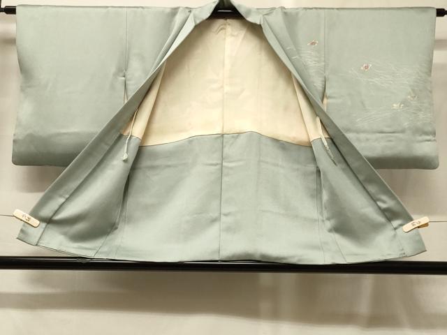 平和屋着物＃羽織　草花文　正絹　逸品　CABG8209in