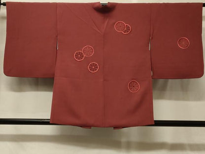 平和屋着物＃羽織　総刺繍　源氏車文　正絹　逸品　CABG8218in
