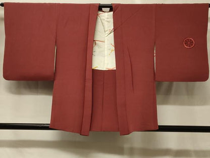 平和屋着物＃羽織　総刺繍　源氏車文　正絹　逸品　CABG8218in