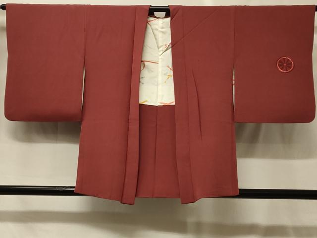平和屋着物＃羽織　総刺繍　源氏車文　正絹　逸品　CABG8218in