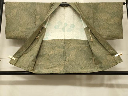 平和屋着物＃羽織　草葉文　正絹　逸品　CABG8220in