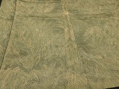 平和屋着物＃羽織　草葉文　正絹　逸品　CABG8220in