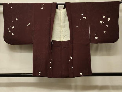 平和屋着物＃羽織　枝梅文　金彩　正絹　逸品　CABG8246in