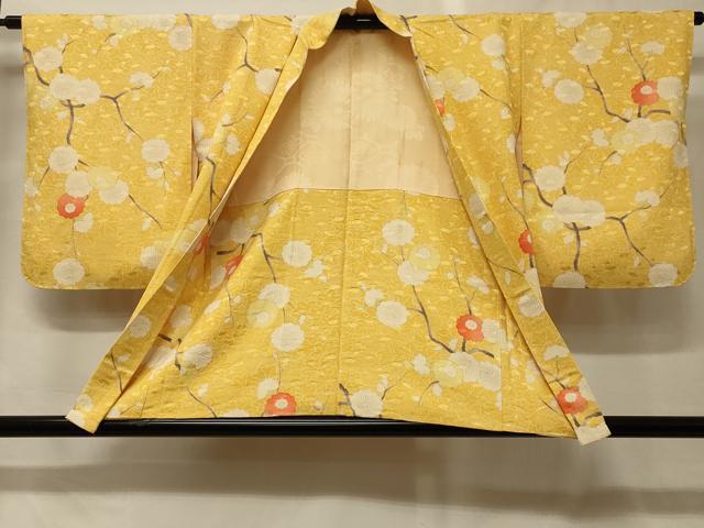 平和屋着物＃羽織　枝花文　正絹　逸品　未使用　CABG8247in