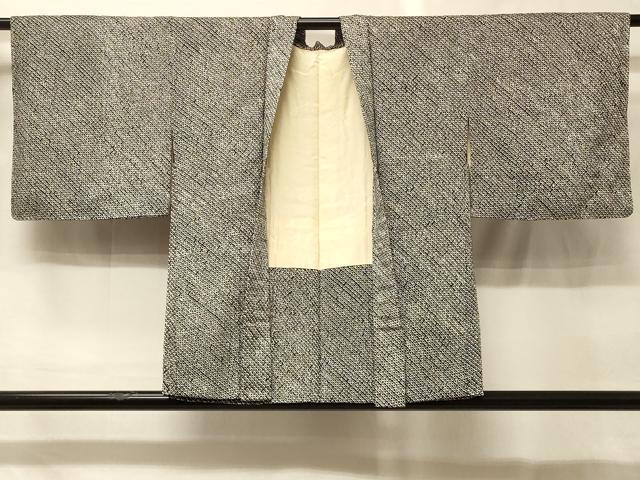 平和屋着物＃羽織　総絞り　黒地　正絹　逸品　未使用　CABG8253in