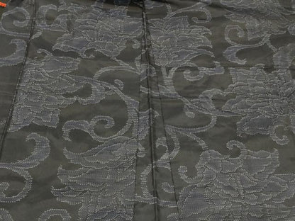 平和屋着物＃本場大島紬　羽織　更紗花唐草文　正絹　逸品　CABG8255in