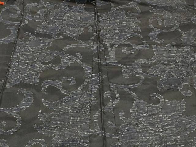 平和屋着物＃本場大島紬　羽織　更紗花唐草文　正絹　逸品　CABG8255in