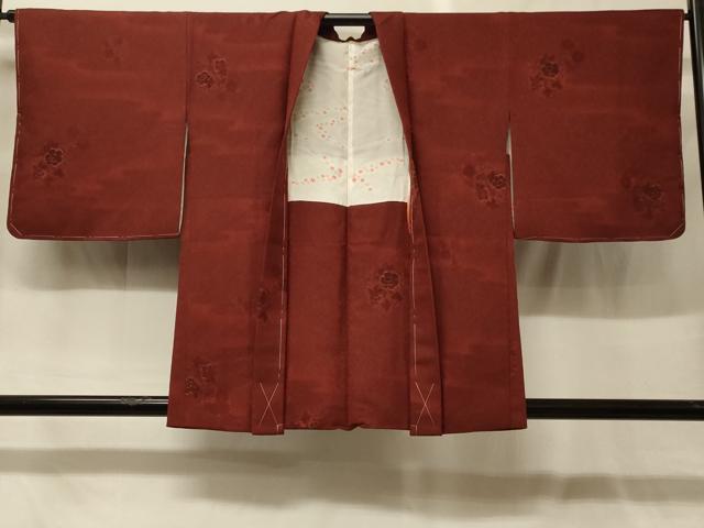 平和屋着物＃羽織　地紋起こし　亀甲草花文　金彩　正絹　逸品　未使用　CABG8260in