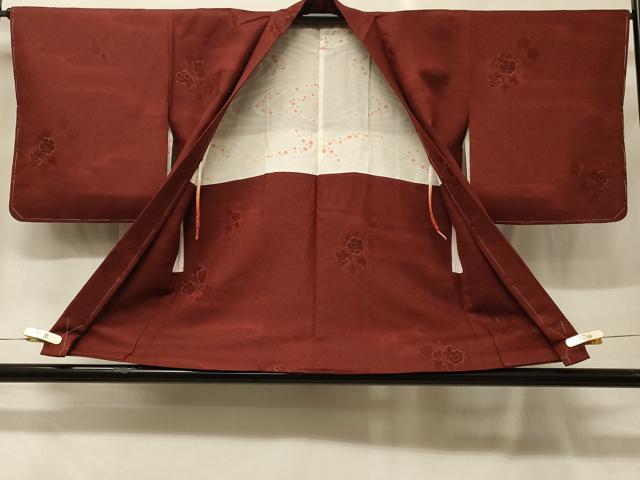 平和屋着物＃羽織　地紋起こし　亀甲草花文　金彩　正絹　逸品　未使用　CABG8260in