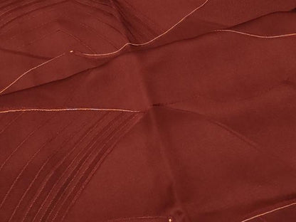 平和屋着物＃道行コート　地紋起こし　幾何学文様　暈し染め　正絹　逸品　CABG8261in