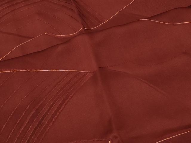平和屋着物＃道行コート　地紋起こし　幾何学文様　暈し染め　正絹　逸品　CABG8261in