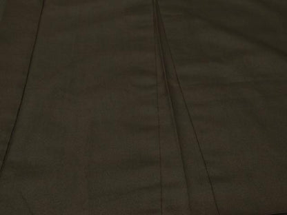 平和屋着物＃男性　長羽織　黒地　正絹　逸品　CABG8269in