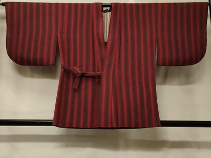 平和屋着物＃道中着　花間道　暈し染め　正絹　逸品　CABG8271in