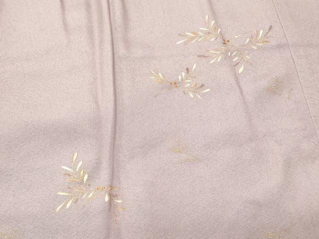 平和屋着物＃道行コート　刺繍　南天文　金彩　正絹　逸品　未使用　CABG8277in