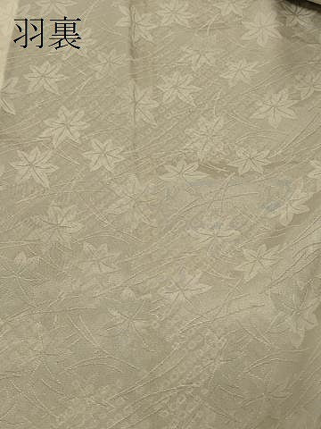 平和屋着物＃羽織　総絞り　流水草花文　正絹　逸品　CABG8280in