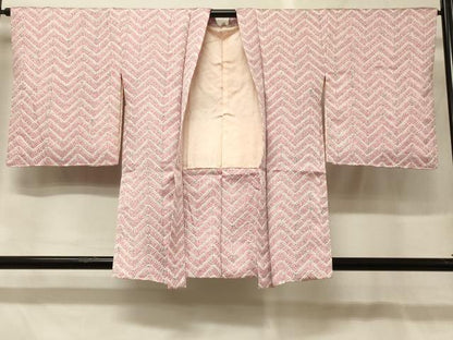 平和屋着物＃羽織　絞り　変わり縞　正絹　逸品　未使用　CABG8283in