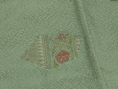 平和屋着物＃中国三大刺繍　スワトウ刺繍　総刺繍　道中着　破れ色紙花文　正絹　逸品　CABG8289in