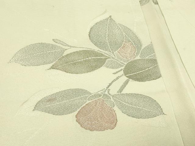 平和屋着物＃羽織　寿光織　草花文　金銀糸　正絹　逸品　CABG8293in