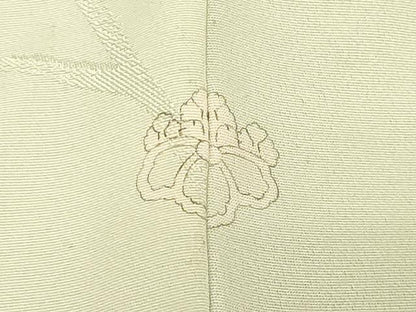 平和屋着物＃羽織　寿光織　草花文　金銀糸　正絹　逸品　CABG8293in