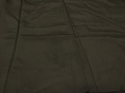 平和屋着物＃男性　長羽織　黒紋付き　正絹　逸品　CABG8298in