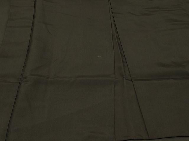 平和屋着物＃男性　長羽織　黒紋付き　正絹　逸品　CABG8303in