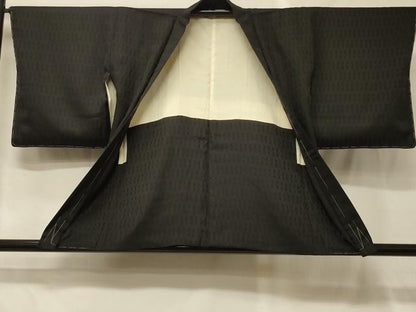 平和屋着物＃羽織　折り鶴　黒地　金銀糸　正絹　逸品　未使用　CABG8315in