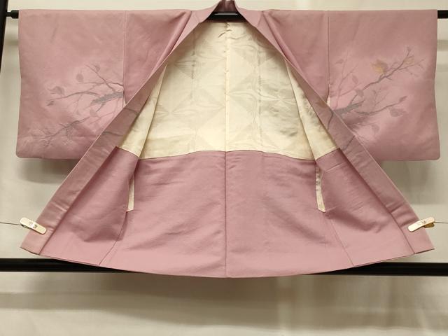 平和屋着物＃羽織　寿光織　枝葉文　金糸　正絹　逸品　CABG8340in