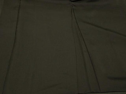 平和屋着物＃男性　長羽織　黒紋付き　正絹　逸品　CABG8345in