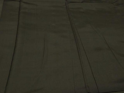 平和屋着物＃男性　長羽織　黒紋付き　正絹　逸品　CABG8347in