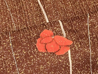 平和屋着物＃羽織　変わり縞舞花文　正絹　逸品　未使用　CABG8348in