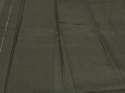 平和屋着物＃男性　長羽織　黒紋付き　正絹　逸品　未使用　CABG8354in