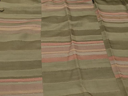 平和屋着物＃道行コート　横段文　正絹　逸品　CABG8358in