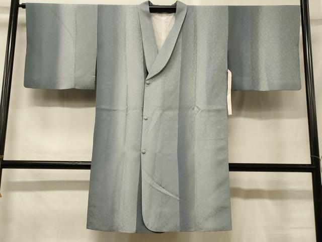 平和屋着物＃和装コート　霞間道　暈し染め　ロング丈　正絹　逸品　CABG8362in