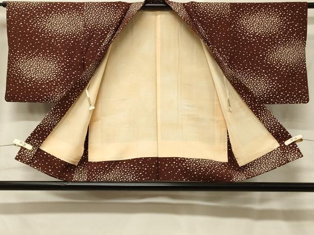 平和屋着物＃羽織　あられ文　正絹　逸品　CABG8366in