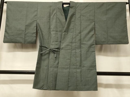 平和屋着物＃本場大島紬　道中着　80亀甲　総詰め　ロング丈　正絹　逸品　CABG8378in