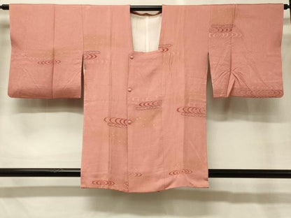 平和屋着物＃道行コート　ビロード　流水文　金彩　正絹　逸品　CABG8398in