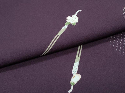 平和屋着物●小紋　簪花丸文　洗える着物　未使用　CABG8409th